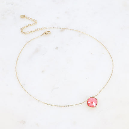 Collier Léa - cristaux 10mm