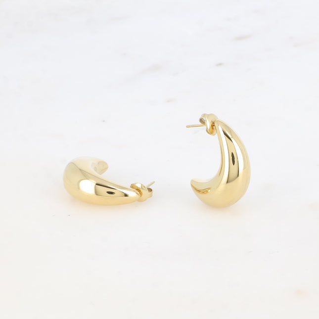 Adixia Creole earrings - curved shape