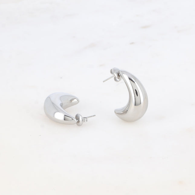 Adixia Creole earrings - curved shape