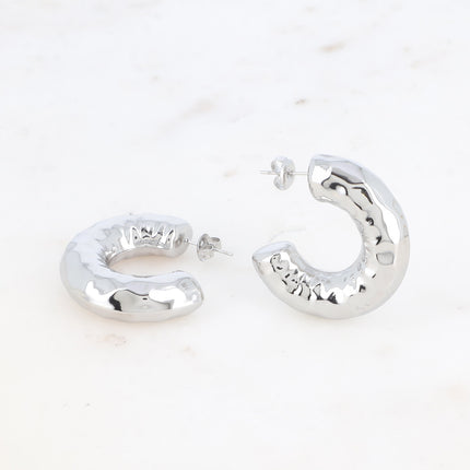 Creoles - thick and hammered
