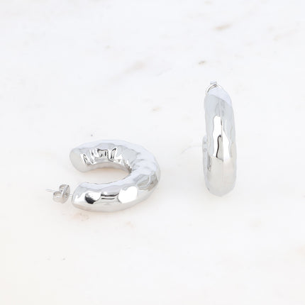 Creoles - thick and hammered
