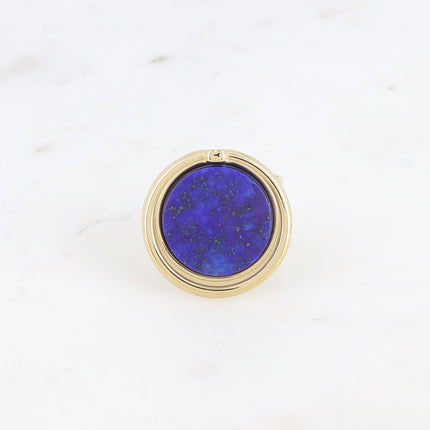 Bague large - pierre naturelle ronde