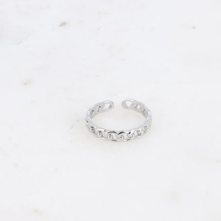 Bague - effet maille gourmette