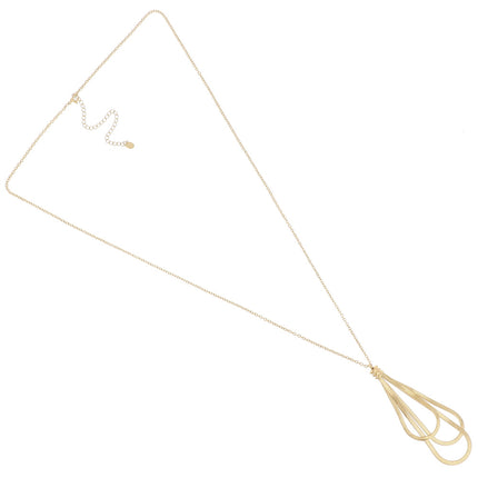 Sautoir - 3 mailles miroir pendantes