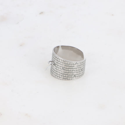 Bague - effet quadrillé