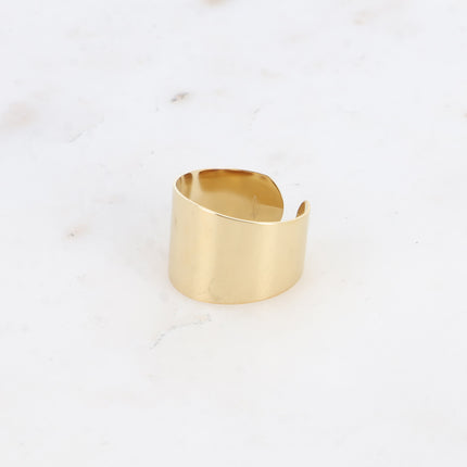 Bague large Amaryllis  - anneau lisse