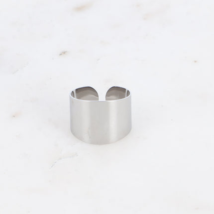 Bague large Amaryllis  - anneau lisse