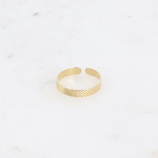 Calliope Ring - Zebra Effect Ring