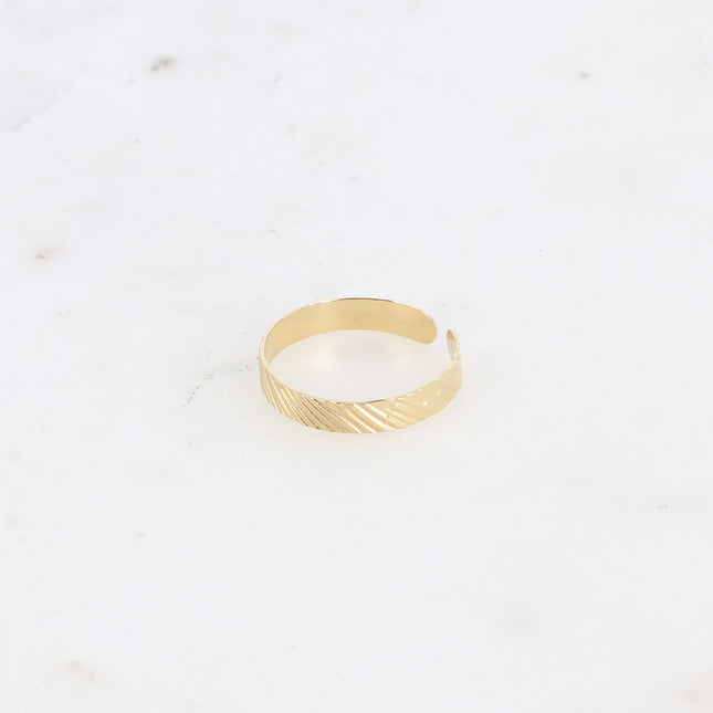 Calliope Ring - Zebra Effect Ring
