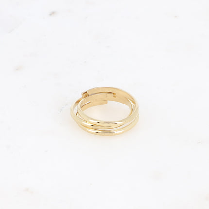 Bague Fidji - anneau lisse ajustable