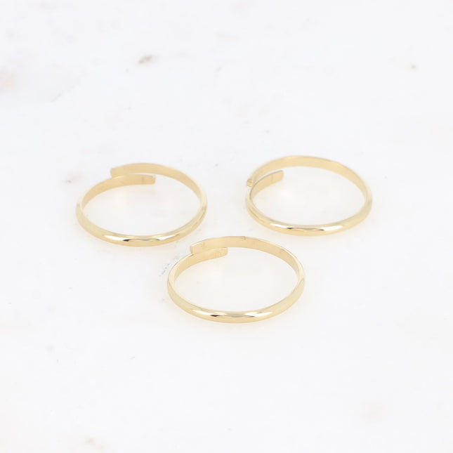 Fidji Ring - adjustable plain band