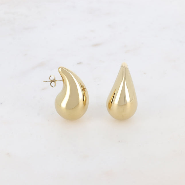 Boucles pendantes Isaé M - goutte pendante 17x30mm