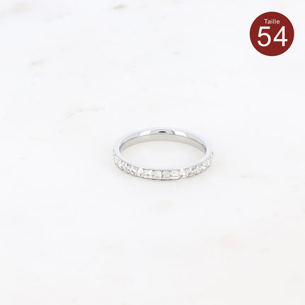 Bague Annia - oxydes de zirconium carrés