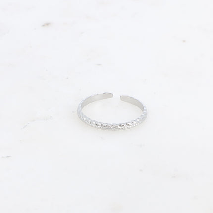 Bague Aurora - effet torsadé et strié