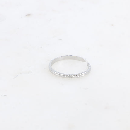 Bague Aurora - effet torsadé et strié