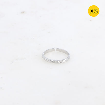 Bague Aurora XS - effet torsadé et strié