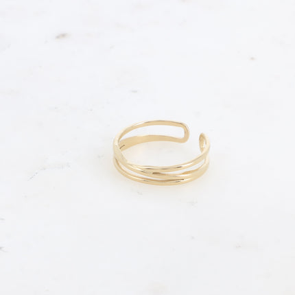 Bague - 3 anneaux entrecroisés