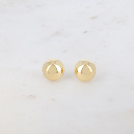 Boucles puces - demi boule 16 mm