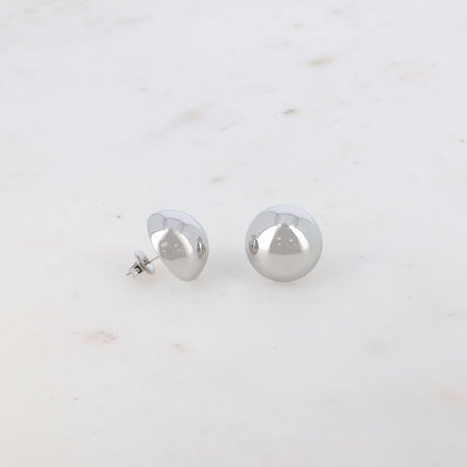 Boucles puces - demi boule 16 mm