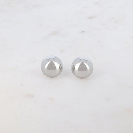 Boucles puces - demi boule 16 mm