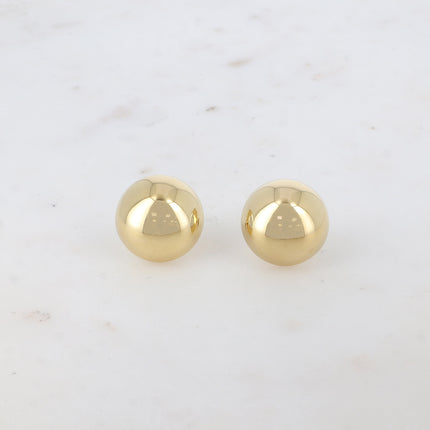 Boucles puces - demi boule 20 mm