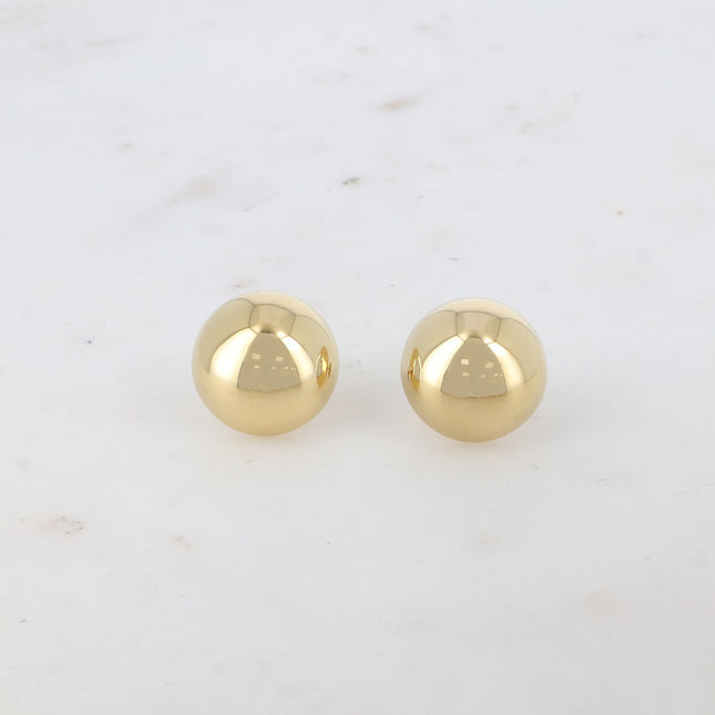 Boucles puces - demi boule 20 mm