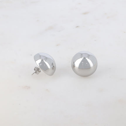 Boucles puces - demi boule 20 mm