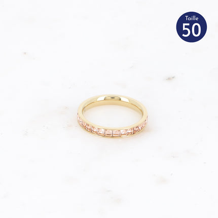 Bague Annia - oxydes de zirconium carrés