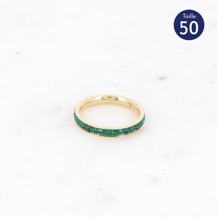 Bague Annia - oxydes de zirconium carrés