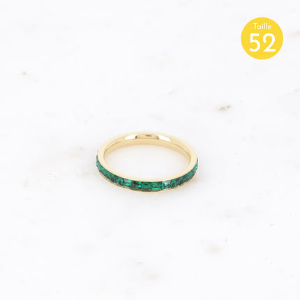 Bague Annia - oxydes de zirconium carrés