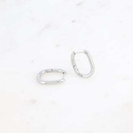 Créoles - petit oval 17 x 22 mm