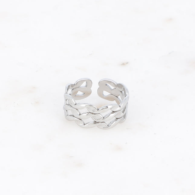 Ring - wavy and openwork shapes