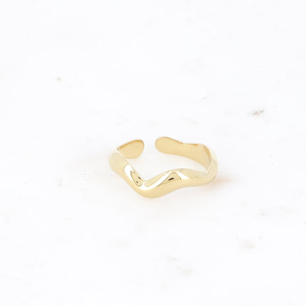 Bague Zélie - ligne ondulée