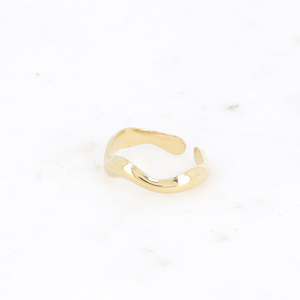 Bague Zélie - ligne ondulée