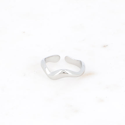 Bague Zélie - ligne ondulée