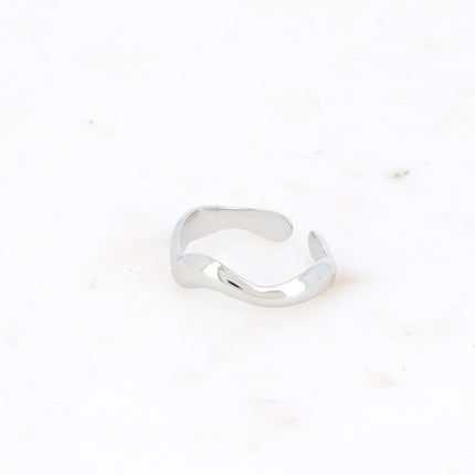 Bague Zélie - ligne ondulée