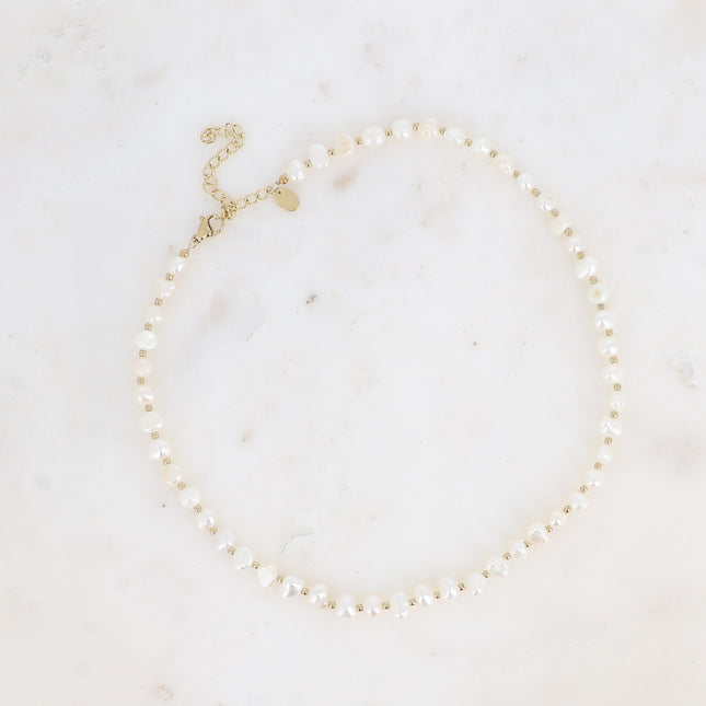 Collier Nejma - perles et perles d'eau douce