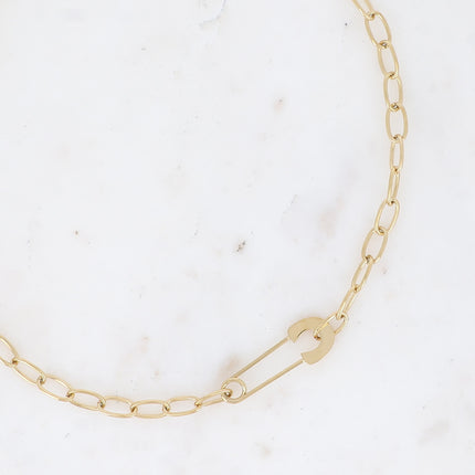 Collier - pendentif épingle
