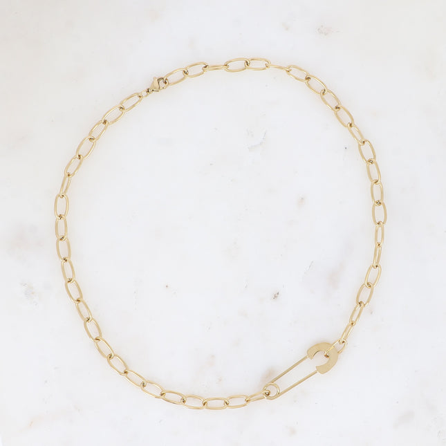Collier - pendentif épingle