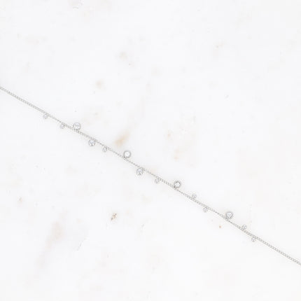 Bracelet Teyssa - boules et cristaux taillés