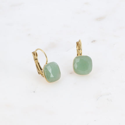 Boucles Béa Stone - pierre naturelle