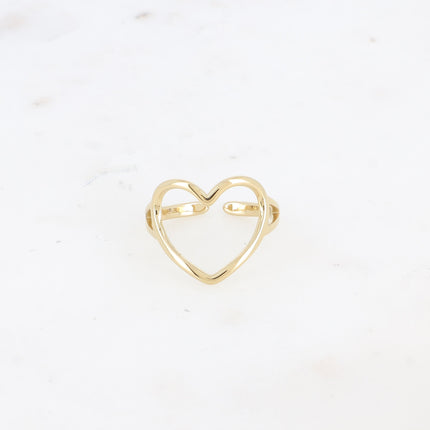Bague - coeur ajouré