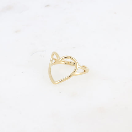 Bague - coeur ajouré