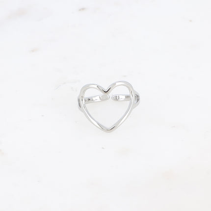 Bague - coeur ajouré