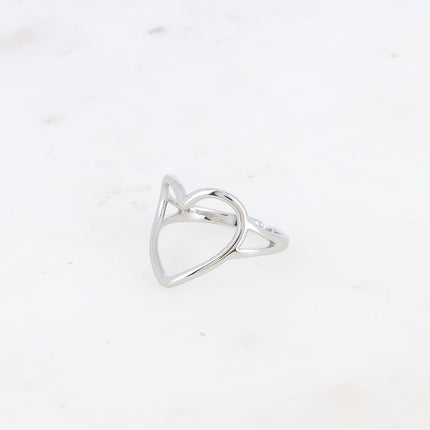 Bague - coeur ajouré