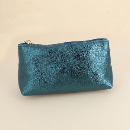 Pochette trousse Belize - 1 compartiment, véritable cuir de vachette, made in Italy