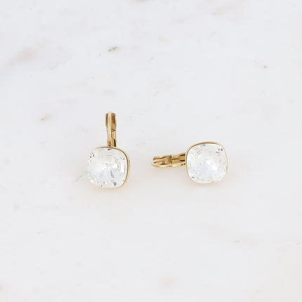 Boucles Béa - cristaux Swarovski® 4470 10mm