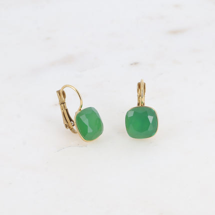 Boucles Béa Stone - pierre naturelle