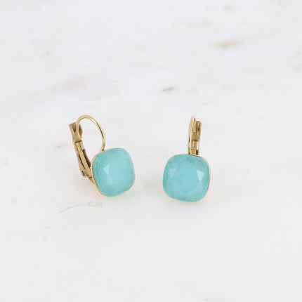 Boucles Béa Stone - pierre naturelle