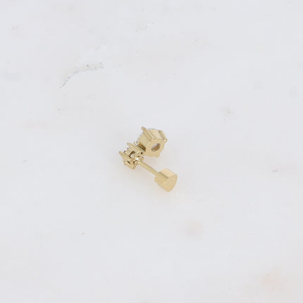 Piercing - double cristal rond